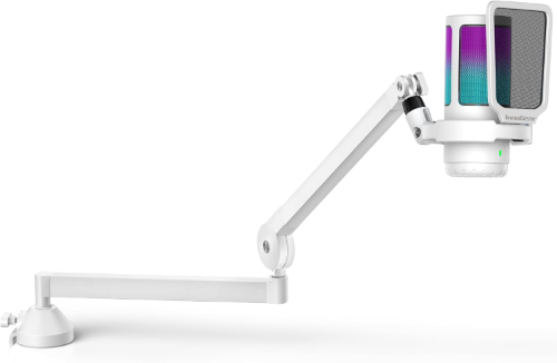 MICROFONO RGB CON BRAZO BLANCO INNOGEAR