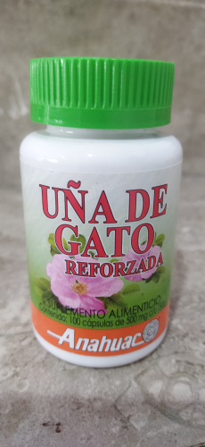 Uña de Gato 100 capsulas 500 mg