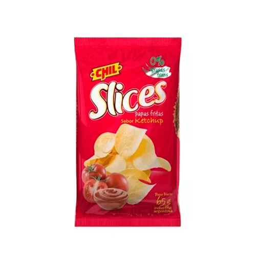 SLICES PAPAS KETCHUP