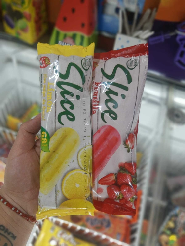 SLICES LIMON O FRUTILLA