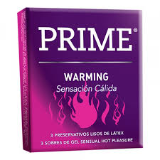 PRIME preservativos WARMING