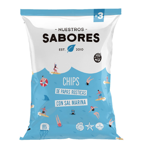 CHIPS PAPAS RUSTICAS SIN TACC