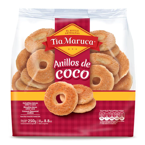 ANILLOS DE COCO TIA MARUCA 250G