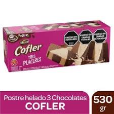 POSTRE HELADO COFLER 3 PLACERES X 500GR