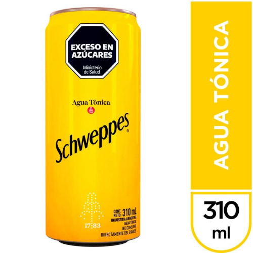 Schweppes tónica lata
