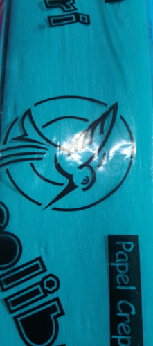 CREPE  AZUL TURQUESA