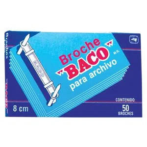 BROCHES BACO PARA ARCHIVO