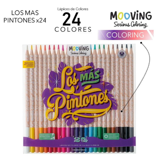 COLORES LOS MAS PINTONES MOOVING VIVE 24P