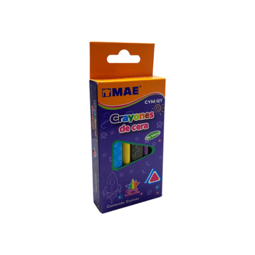 CRAYONES DE CERA 12 PIEZAS