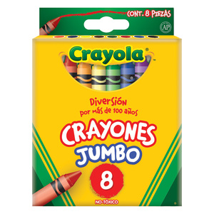 CRAYONES JUMBO DE 8 PIEZAS