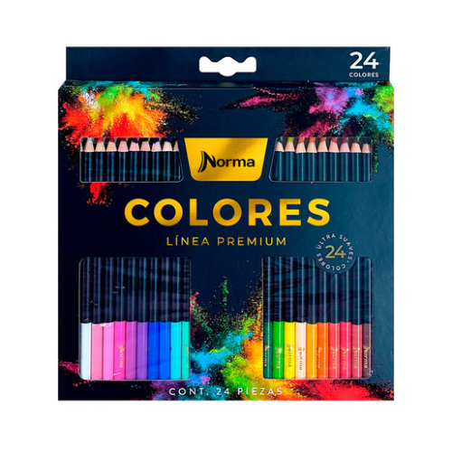 COLORES NORMA LINEA PREMIUM 24P