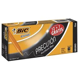 BOLIGRAFO BIC DE CRISTAL PRECISION NEGRA