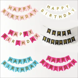 DECORACION FELIZ CUMPLEAÑOS ESTRELLASROSA