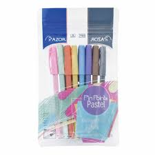 BOLIGRAFO PAQUETE AZOR FINO PIN POINT PASTEL