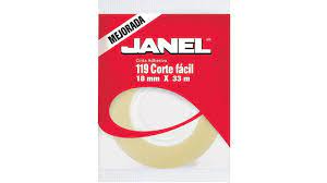 CINTA ADHESIVA JANEL 12X33 18 PIEZAS