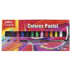 COLORES AZOR PASTEL 12P