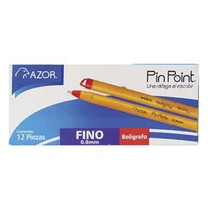 BOLIGRAFO PIN POINT ROJA FINO