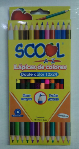 COLORES SCOOL REDONDOS 12X14 DUO