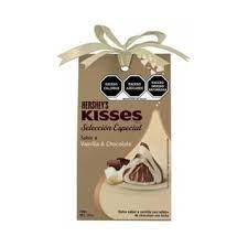 CHOCOLATE HERSHEYS KISSES SABOR A VAINILLA Y CHOCOLATE