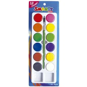 ACUARELAS PLASTICO SMARTY 12P