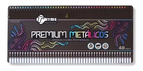 COLORES METALIZADOS 48PZ