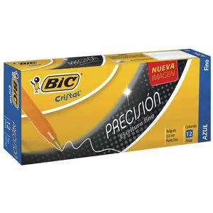 BOLIGRAFO BIC DE CRISTAL PRECISION AZUL