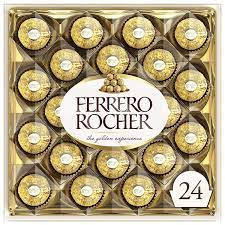 CHOCOLATE FERRERO ROCHER 24P COFRE