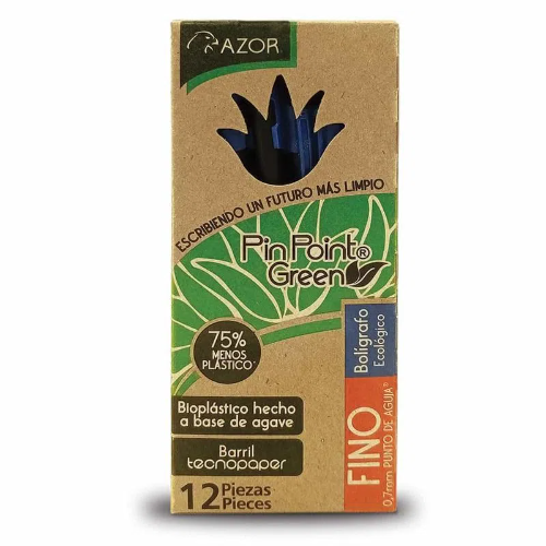 BOLIGRAFO NEGRO  PINT POIN GREEN AZOR