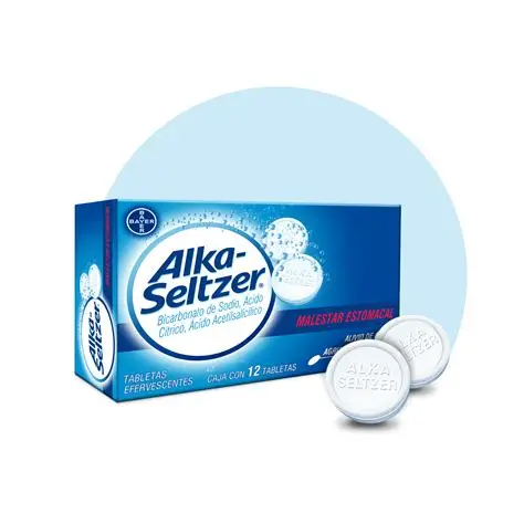 Alka seltzer celeste