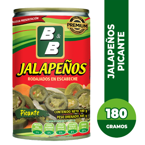 Jalapeño B&B 180g