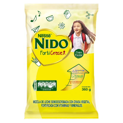 Leche Nido Forti crece 360g