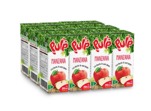 Pulp manzana cajita