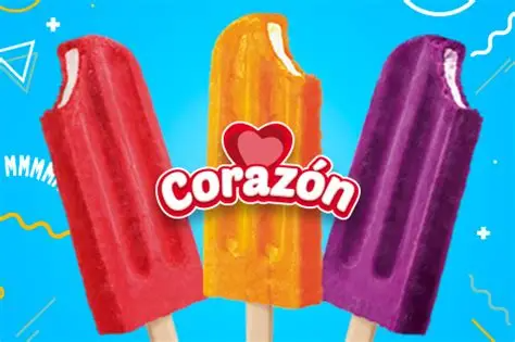 paleta corazon naranja