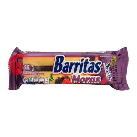 Barritas mora 104g