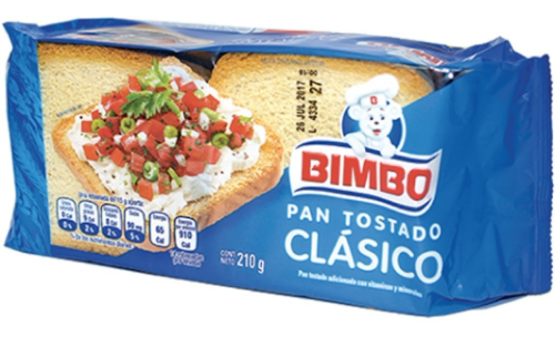 Pan tostado 210g