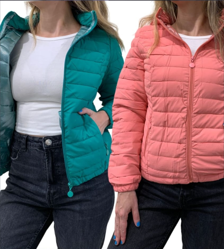 Campera c/piel esp dama