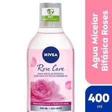 Nivea Rose care agua micelar bifasica