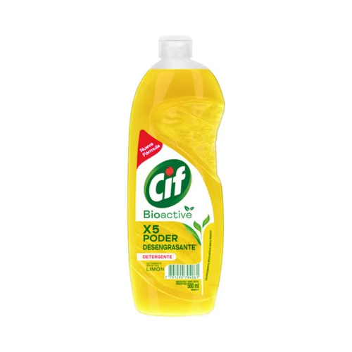 Cif 500ml detergente limón.