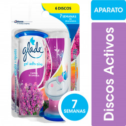 Glade Discos Activos Lavanda 7 Semanas