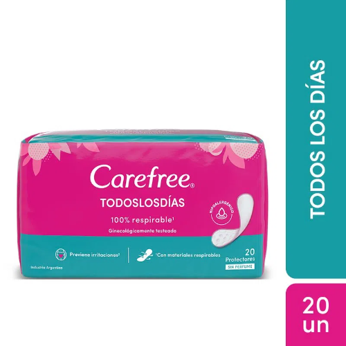 Carefree x20 todos los dias