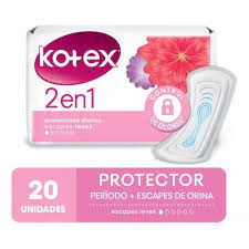 Kotex x20 2 en 1