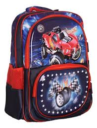 Mochila auto rojo