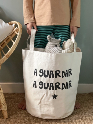 Contenedor de tela guarda tutti