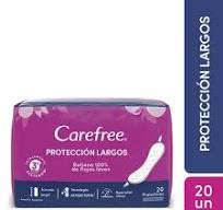 Carefree x20 protectores largos