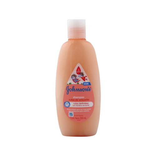 Johnsons 200ml shampoo rulos