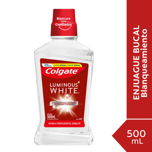 Colgate luminus white 500ml