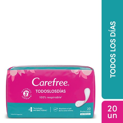 Carefree x20 todos los dias.