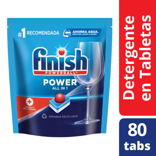 Finish lavavajillas x80 tabletas