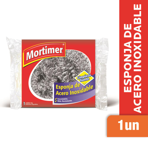Mortimer Esponja Acero x1