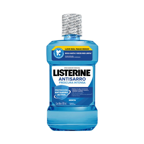 Listerine antisarro 500ml.